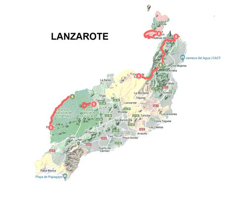 10 Mejores Rutas de Senderismo en Lanzarote + Mapa